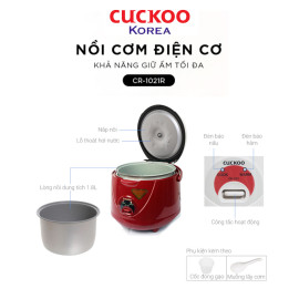 Nồi cơm điện Cuckoo CR-1021R dung tích 1.8L chính hãng Made in Korea