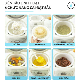 Nồi cơm điện tử ruột sứ Haatz Hàn Quốc CIM250 dung tích 1.4L
