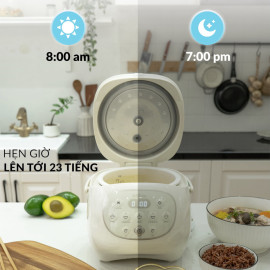 Nồi cơm điện tử ruột sứ Haatz Hàn Quốc CIM250 dung tích 1.4L