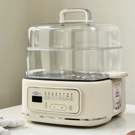 Nồi hấp điện đa năng 3 tầng Haatz CIM371 dung tích 10L công suất 1000W (vỉ inox)