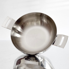 Nồi lẩu inox 316 đúc liền khối HAATZ CIC6620 size 26cm kèm vung kính