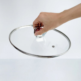 Nồi lẩu inox 316 đúc liền khối HAATZ CIC6620 size 26cm kèm vung kính