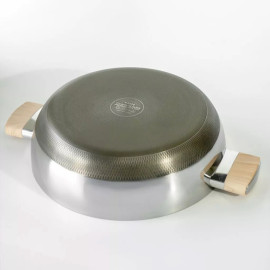 Nồi lẩu Inox 316 đúc liền 7 lớp chống dính Haatz Titanium Aura 30cm