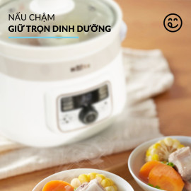Nồi nấu chậm, hầm nhừ Haatz CIM361 dung tích 3L, công suất 215W