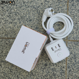 Ổ cắm điện đa năng Jiwon Hàn Quốc 4 lỗ cắm 3 chấu 2500W tích hợp cổng USB, Type C sạc nhanh