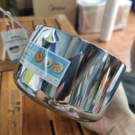 Quánh Inox 316 đúc nguyên khối Haatz Hàn Quốc 12cm có miệng rót, bảo hành 5 năm