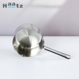 Quánh Inox 316 đúc nguyên khối Haatz Hàn Quốc 12cm có miệng rót, bảo hành 5 năm