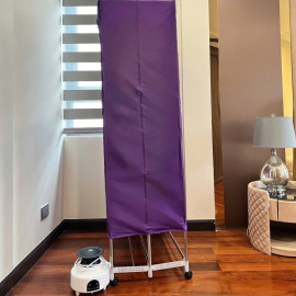 Tủ sấy quần áo Gume Hàn Quốc GM-8222 gấp gọn, có bánh xe kèm khiển từ xa