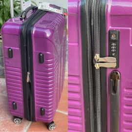 Vali kéo có khóa số du lịch Lock&Lock Travel Zone LTZ981BTSA 20inch màu Purple