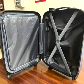 Vali du lịch xách tay có khóa số LocknLock Travel Zone LTZ615BLU 20inch - Ensure Gold