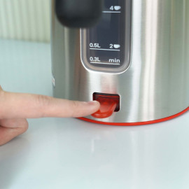 Ấm đun siêu tốc inox Bosch TWK6M480 dung tích 1.7l, công suất 2400W hàng Đức
