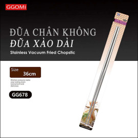 Đũa xào dài inox 304 GGOMI Hàn Quốc 36cm GG678