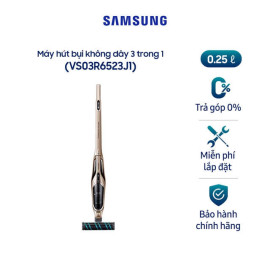 Máy hút bụi không dây 3 trong 1 cầm tay Samsung VS03R6523J1/SV, bảo hành 12 tháng