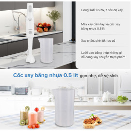 Máy xay cầm tay đa năng ProMix Philips HR2531 công suất 650W