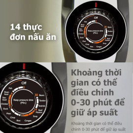 Nồi áp suất điện Philips HD2103/66 dung tích 5L, 14 chức năng nấu, chuẩn Châu Âu