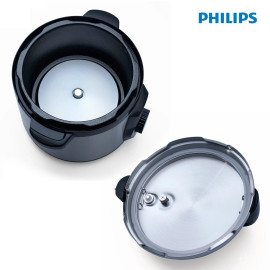 Nồi áp suất điện Philips HD2103/66 dung tích 5L, 14 chức năng nấu, chuẩn Châu Âu