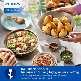 Nồi chiên không dầu Philips Airfryer Series 1000 NA130/00 dung tích 6.2L