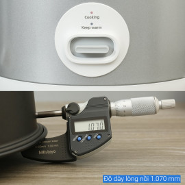 Nồi cơm điện nắp gài 3D Philips 1.8L HD3008/30 Made in Indonesia