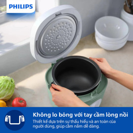 Nồi cơm điện 3D nắp gài Philips 1.8 lít HD3212/32 chuẩn EU
