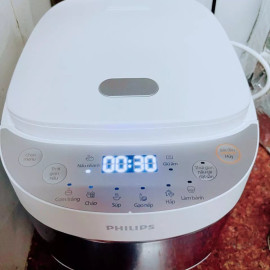 Nồi cơm điện tử mini Philips HD3170/66 dung tích 0.85 lít bảo hành 24 tháng