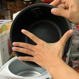 Nồi cơm điện tử mini Philips HD3170/66 dung tích 0.85 lít bảo hành 24 tháng