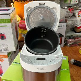 Nồi cơm điện tử mini Philips HD3170/66 dung tích 0.85 lít bảo hành 24 tháng