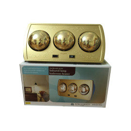 Đèn sưởi nhà tắm 2 bóng Braun Kohn KN02G công suất mỗi bóng 550W