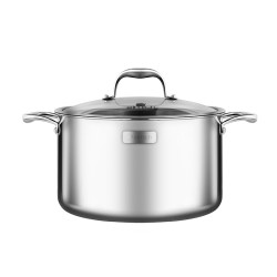 Nồi Inox 3 Lớp Cao Cấp Đáy Liền Emich Tri-max XS EL-3747 Size 20cm - Hàng chính hãng