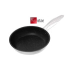 Chảo chống dính vân đá Inox 304 Fivestar Plus đáy liền size 22cm