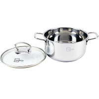 Nồi inox 3 đáy 24cm Fivestar FSN24IN1 nắp kính, bảo hành 5 năm