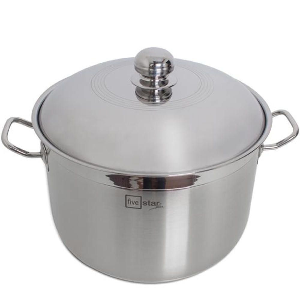 Nồi luộc gà Inox 3 đáy Fivestar 36cm dung tích 20 lít dùng bếp từ, bảo hành 5 năm