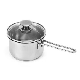 Quánh nấu bột Inox 3 đáy đường kính 14cm Fivestar nắp kính dùng bếp từ