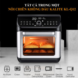 Nồi chiên không dầu điện tử Kalite Q12 dung tích 12 lít sản xuất Thái Lan - Hàng chính hãng