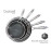 Chảo chống dính Inox 304 đường kính 26cm Kimscook T&K Blackcube dùng bếp từ