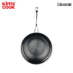 Chảo chống dính Inox 304 đường kính 28cm Kims Cook Blackcube dùng bếp từ