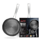 Chảo Noon Song inox 3 lớp đúc liền chống dính 2 mặt Kimscook 20cm