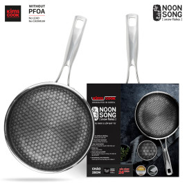 Chảo chống dính 2 mặt Inox 3 lớp đúc liền Kimscook Noon Song 26cm đáy từ