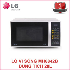 Lò vi sóng điện tử LG MH6842B dung tích 28 lít - Bảo hành 12 tháng