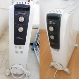 Máy sưởi dầu 10 thanh Delonghi TRD4 1025 max 2500W bảo hành 3 năm