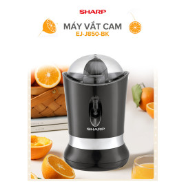 Máy vắt cam cao cấp Sharp EJ-J850-BK công suất 85W bảo hành 12 tháng