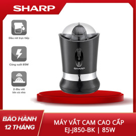 Máy vắt cam cao cấp Sharp EJ-J850-BK công suất 85W bảo hành 12 tháng