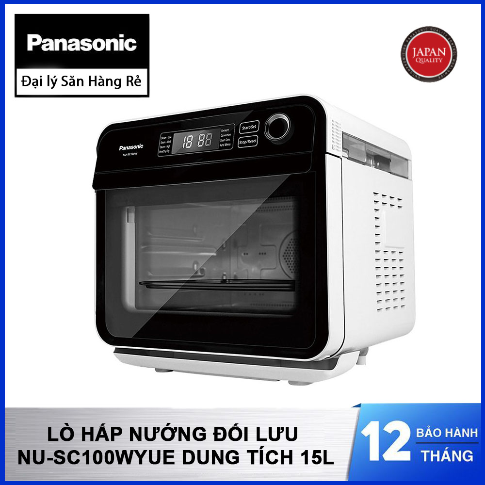 Lò hấp nướng đối lưu Panasonic NU-SC100WYUE dung tích 15L - Hàng chính hãng