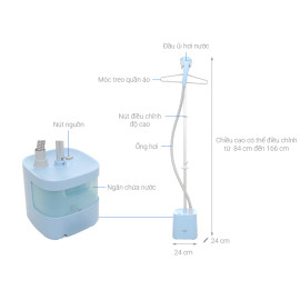 Bàn ủi hơi nước đứng Panasonic NI-GSE050ARA 1800W, bảo hành 12 tháng