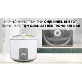 Nồi nấu chậm Panasonic dung tích 5 Lít NF-N50ASRA sản xuất Malaysia