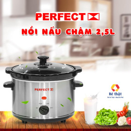 Nồi nấu cháo chậm đa năng Perfect PF-S09 dung tích 2.5 lít bảo hành 12 tháng