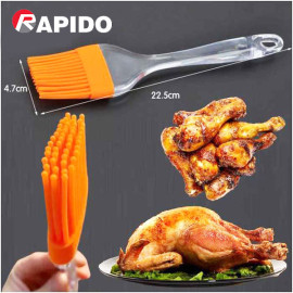 Chổi phết dầu Silicon cán nhựa trong Rapido 22,5x4,7cm