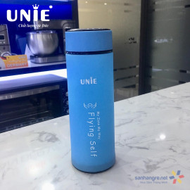 Bình đựng nước thủy tinh Unie UN100 bọc nhựa dung tích 450ml