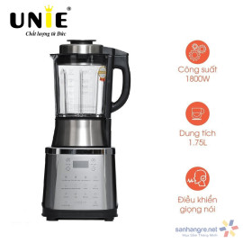 Máy xay nấu làm sữa hạt đa năng Unie V8S 1800W dung tích 1.75L - Thông báo bằng giọng nói