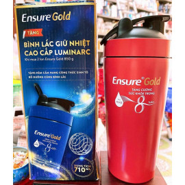 Bình lắc giữ nhiệt cao cấp Luminarc dung tích 710ml - Ensure Gold