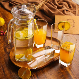 Bộ bình và 4 ly thuỷ tinh Luminarc Le Meiya J6381